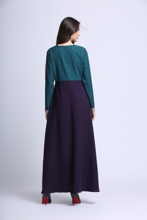 BM70044 Charming Jubah Dark Green