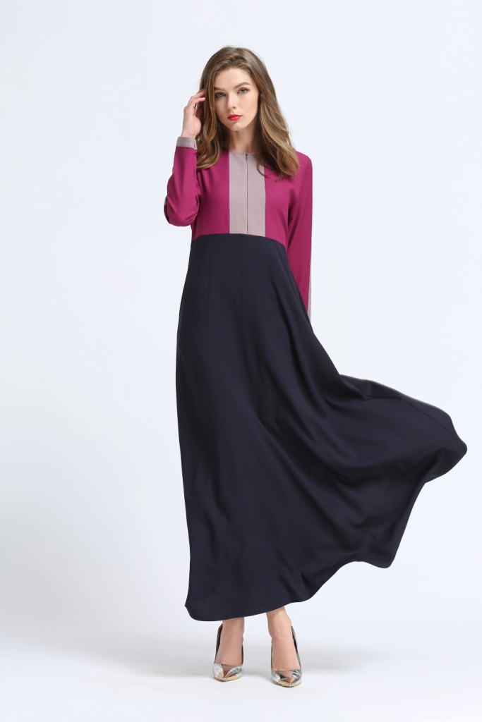 BM70044 Charming Jubah Dark Pink