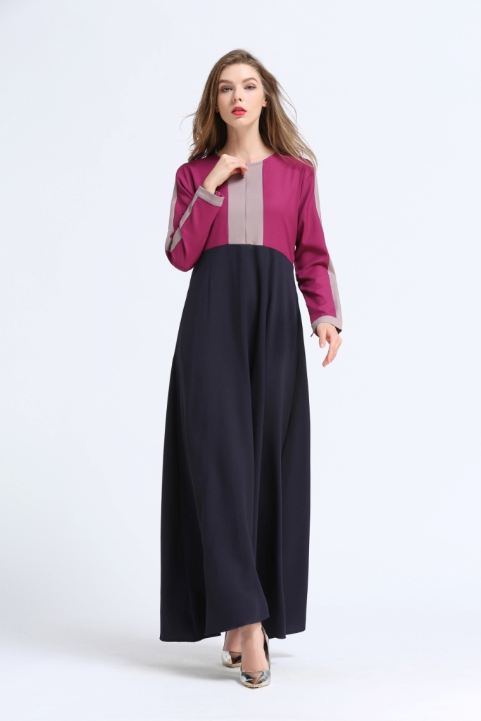 BM70044 Charming Jubah Dark Pink