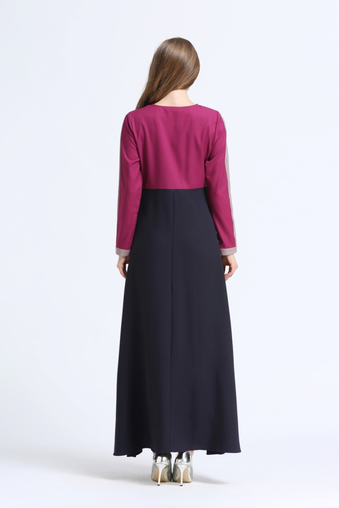 BM70044 Charming Jubah Dark Pink