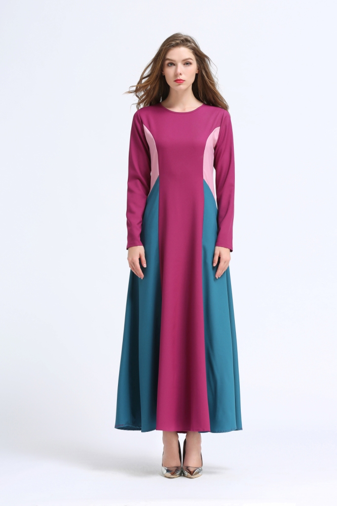 BM70045 Fashion Jubah Dark Pink