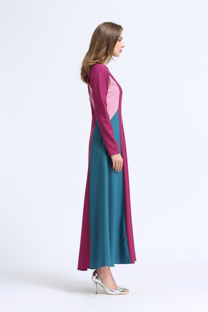 BM70045 Fashion Jubah Dark Pink