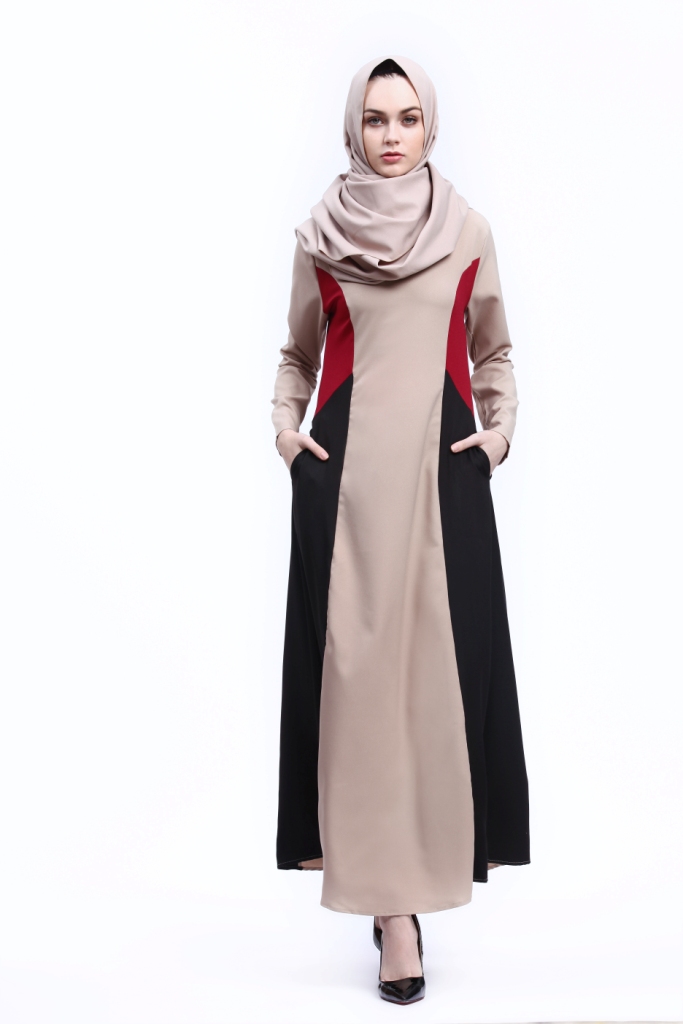 BM70045 Fashion Jubah Khaki