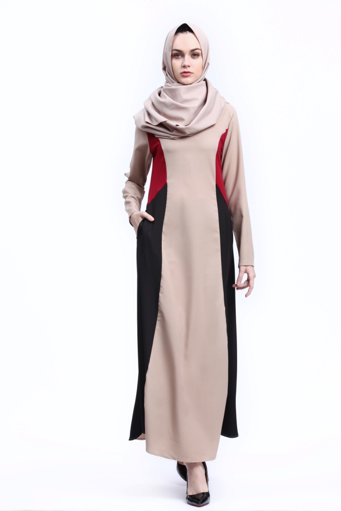 BM70045 Fashion Jubah Khaki