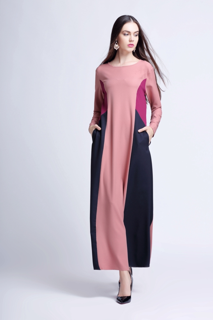 BM70045 Fashion Jubah Pink