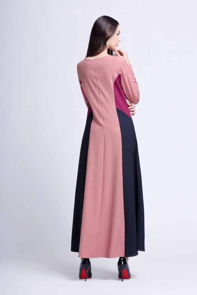 BM70045 Fashion Jubah Pink