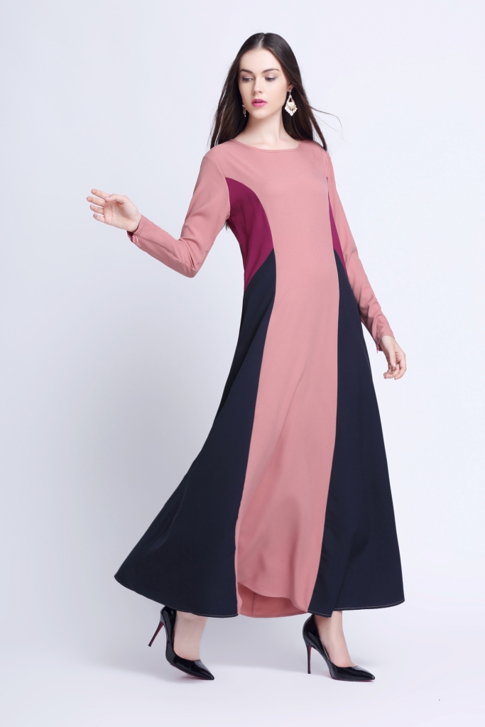 BM70045 Fashion Jubah Pink