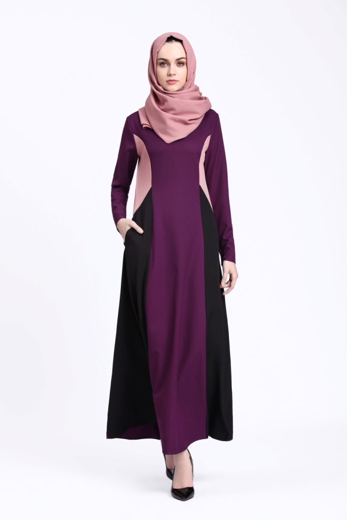 BM70045 Fashion Jubah Purple