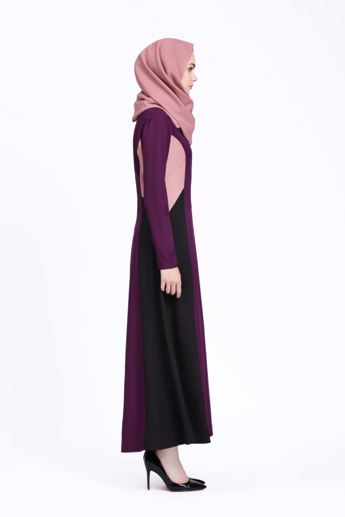 BM70045 Fashion Jubah Purple