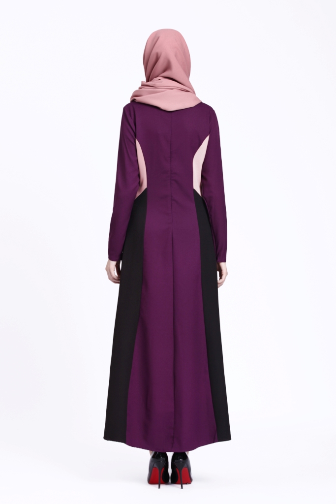 BM70045 Fashion Jubah Purple