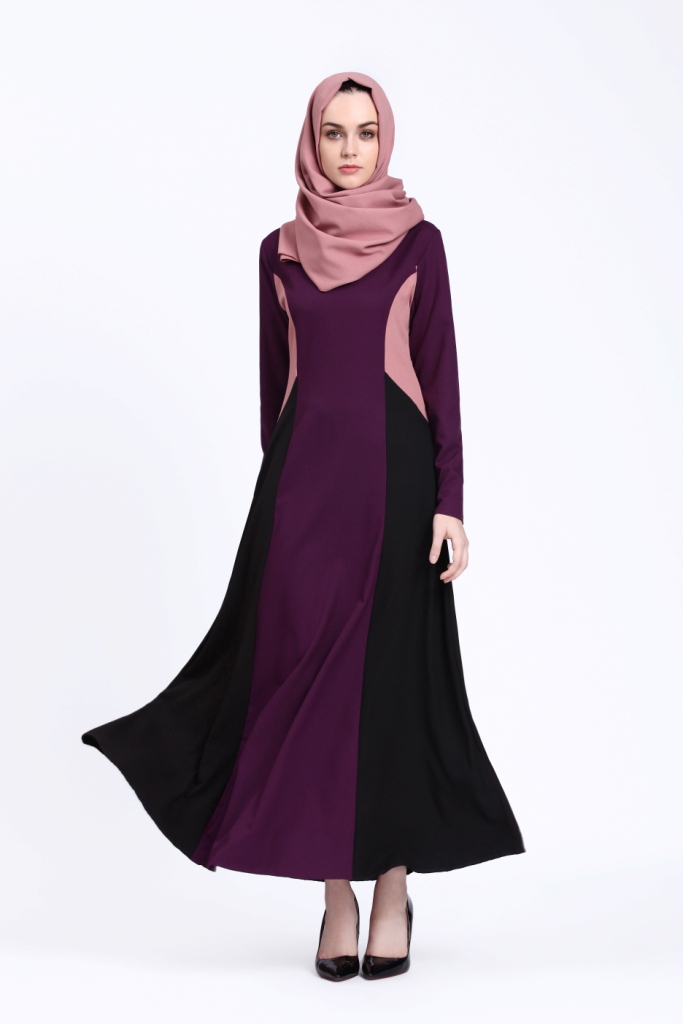 BM70045 Fashion Jubah Purple