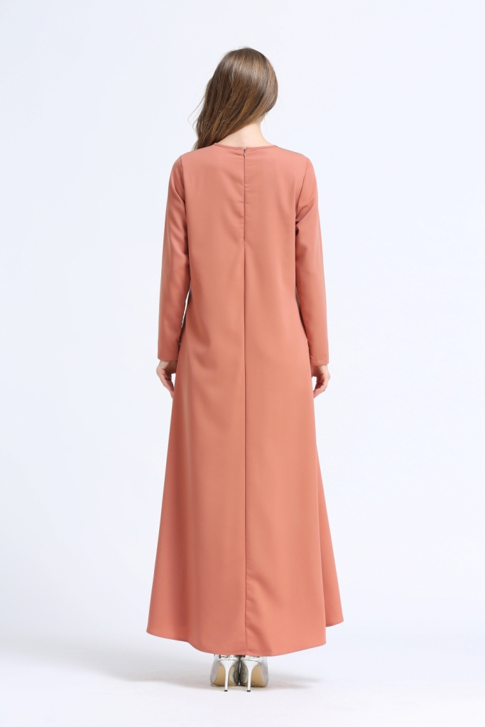 BM70046 Elegant Jubah Brown