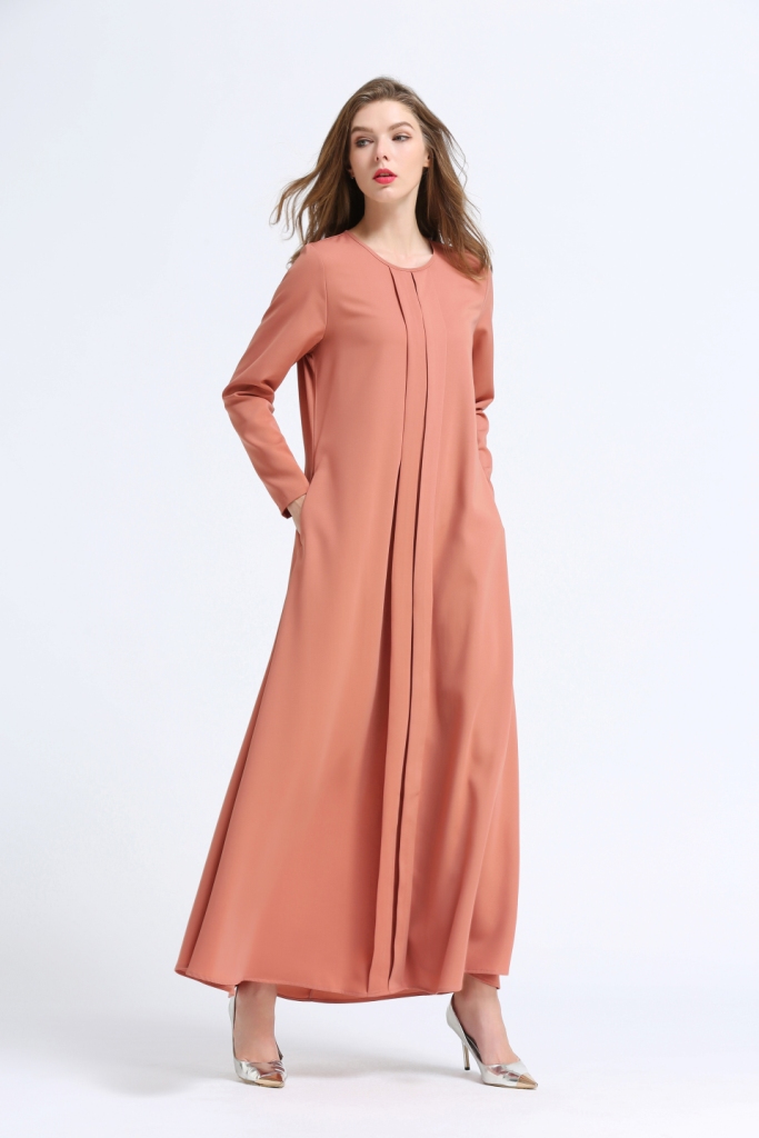 BM70046 Elegant Jubah Brown