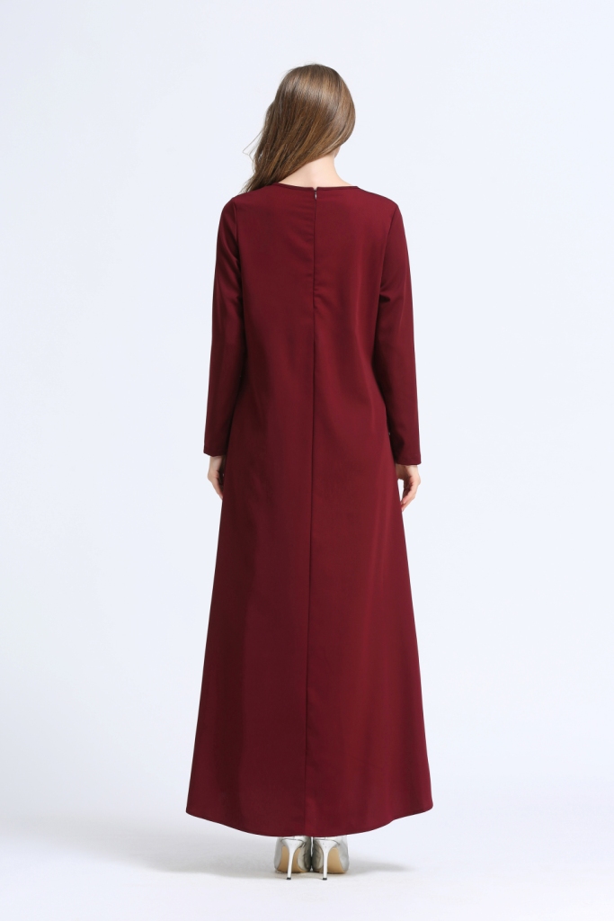 BM70046 Elegant Jubah Maroon