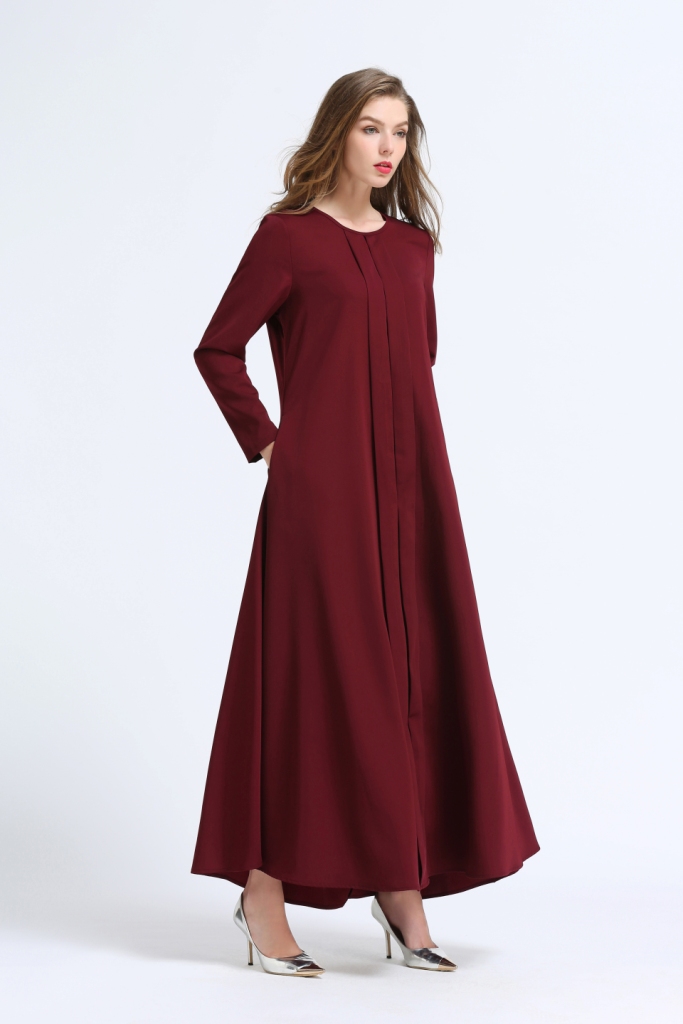 BM70046 Elegant Jubah Maroon