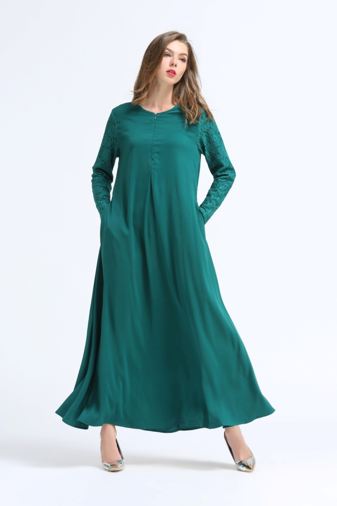 BM70047 Fashion Jubah Dark Green