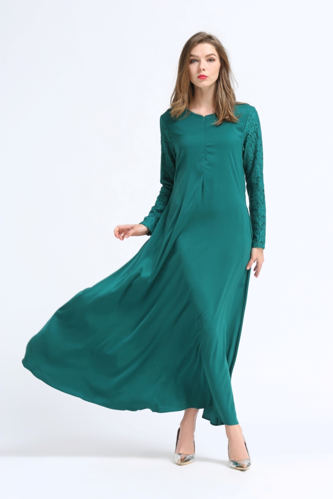BM70047 Fashion Jubah Dark Green