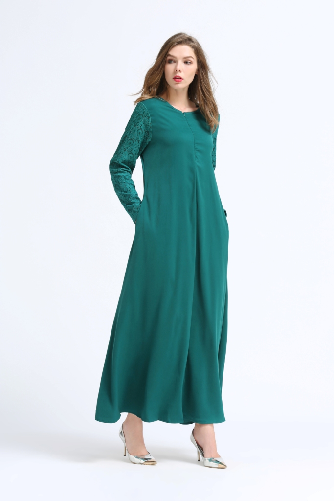 BM70047 Fashion Jubah Dark Green