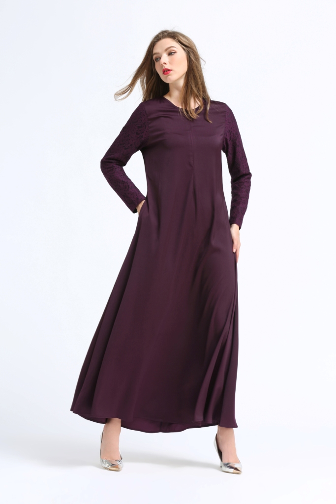BM70047 Fashion Jubah Maroon