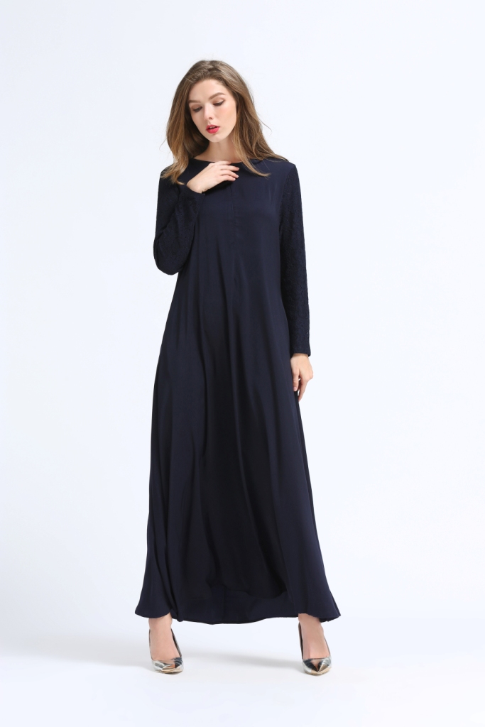 BM70047 Fashion Jubah Navy