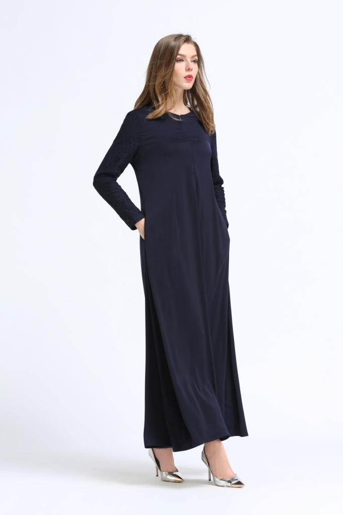 BM70047 Fashion Jubah Navy