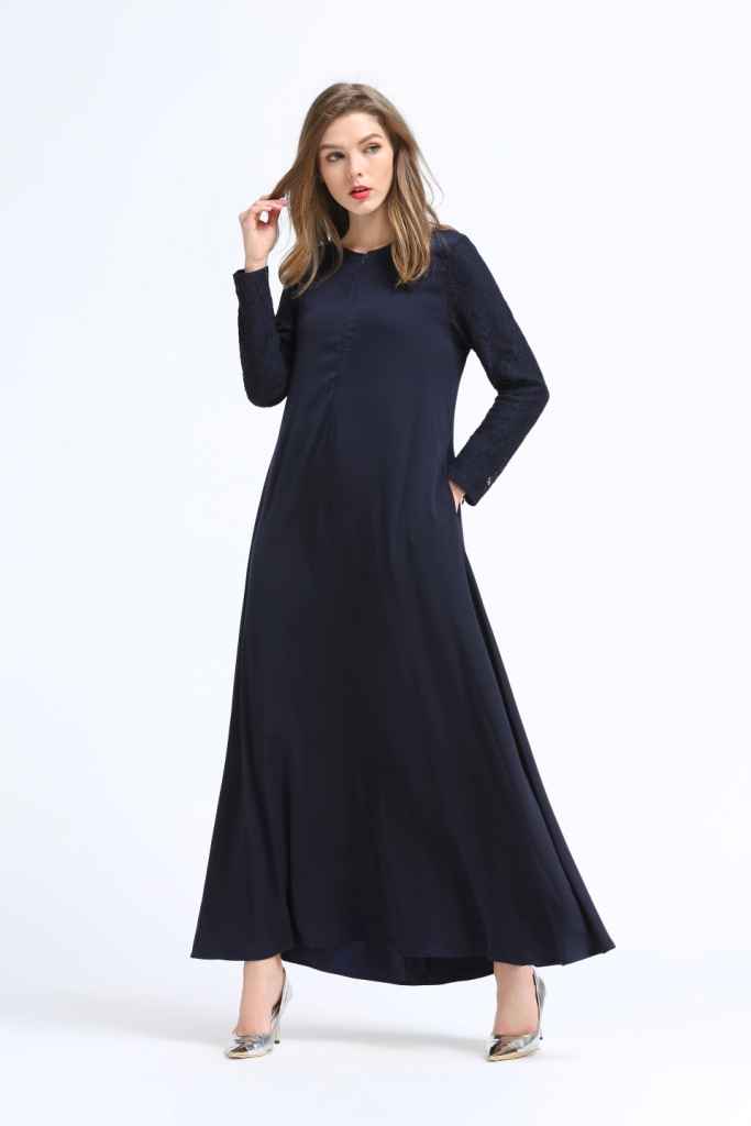 BM70047 Fashion Jubah Navy