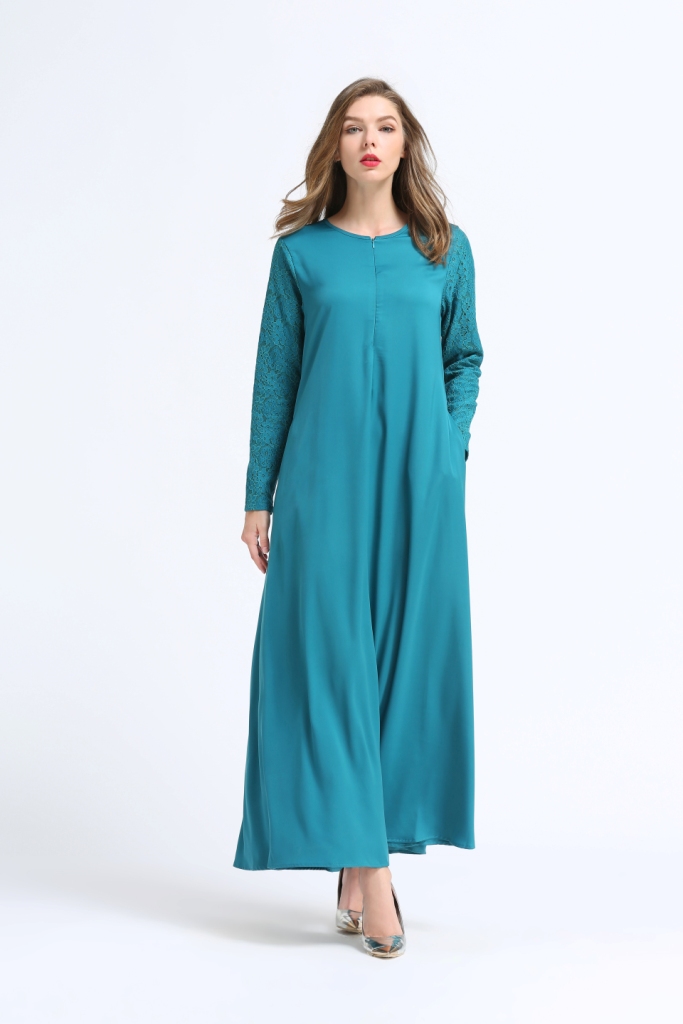 BM70047 Fashion Jubah Turquoise