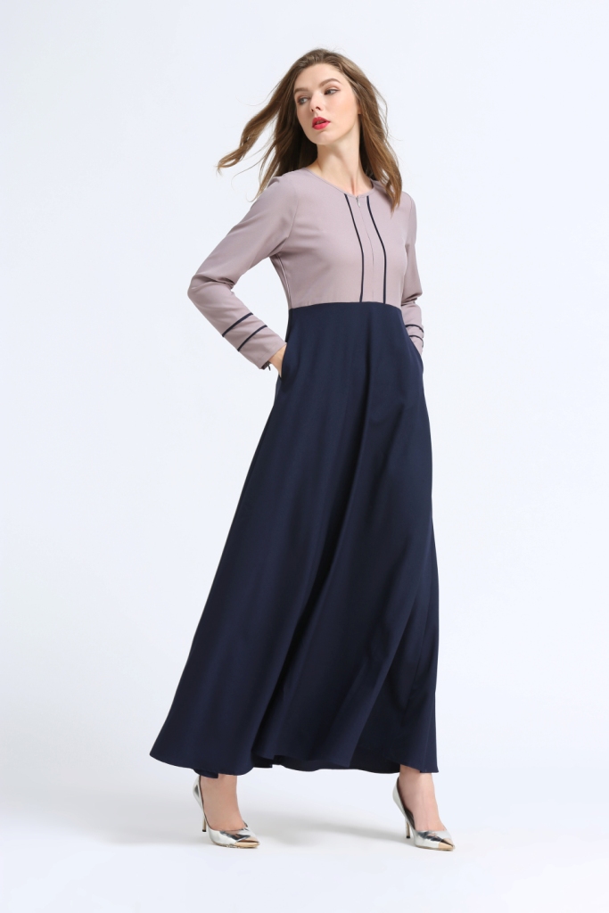 BM70048 Pretty Jubah Navy