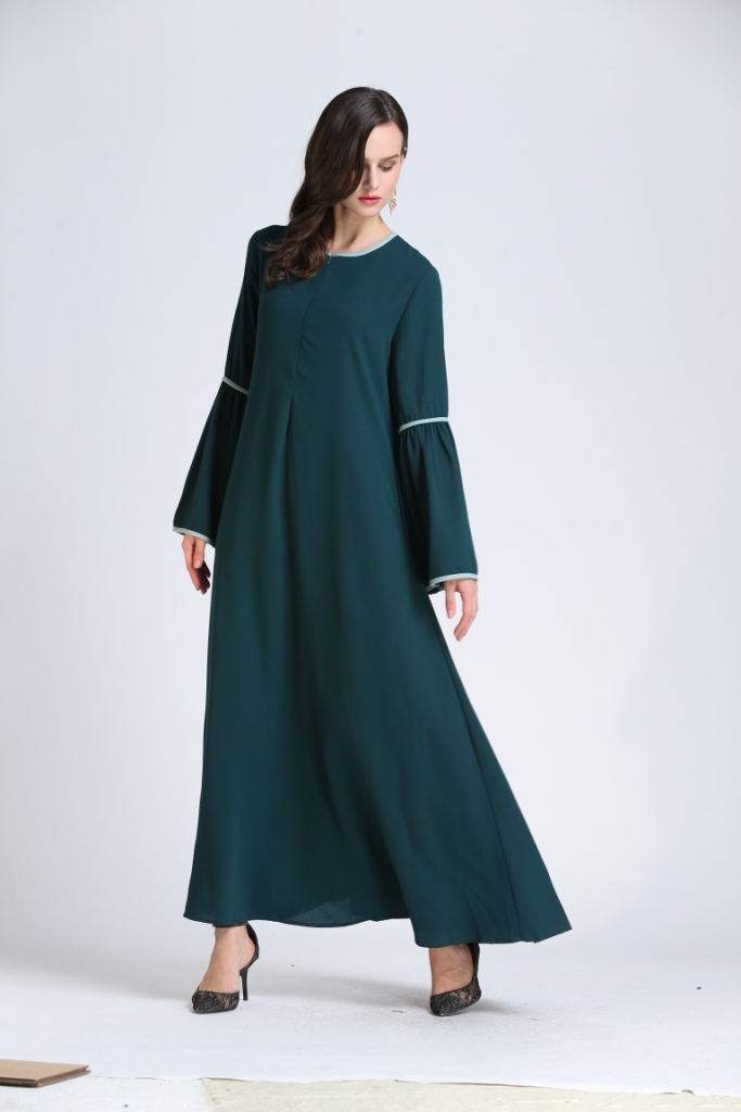 BM70007 Fashion Jubah Dark Green