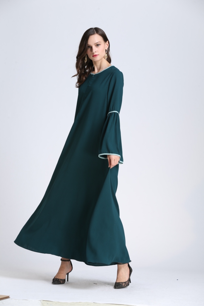 BM70007 Fashion Jubah Dark Green