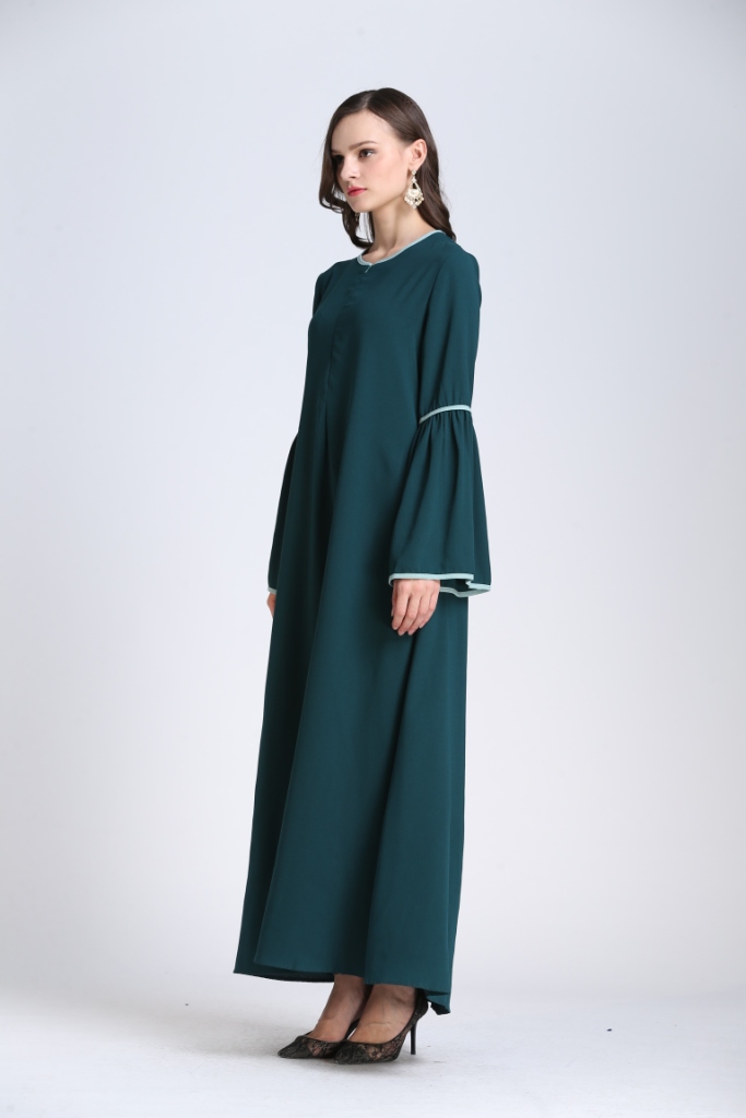 BM70007 Fashion Jubah Dark Green