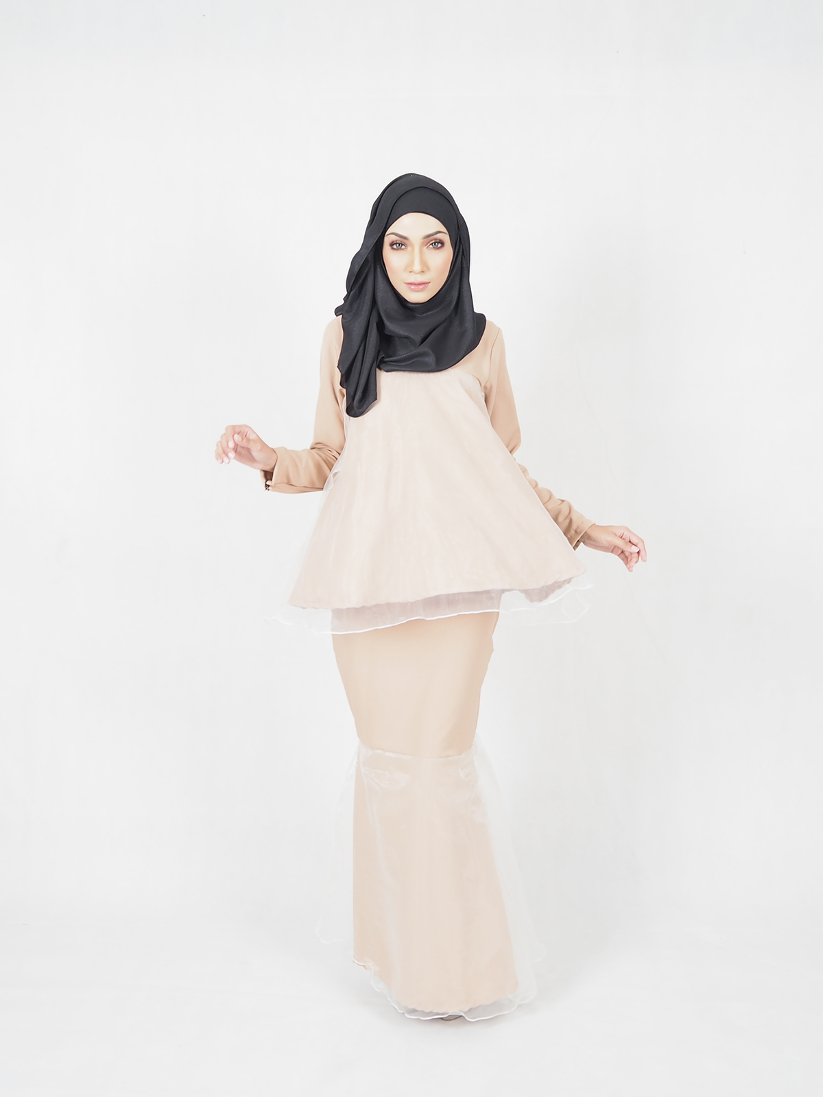 SW4638 Baju Kurung (Maternity) Dark Brown