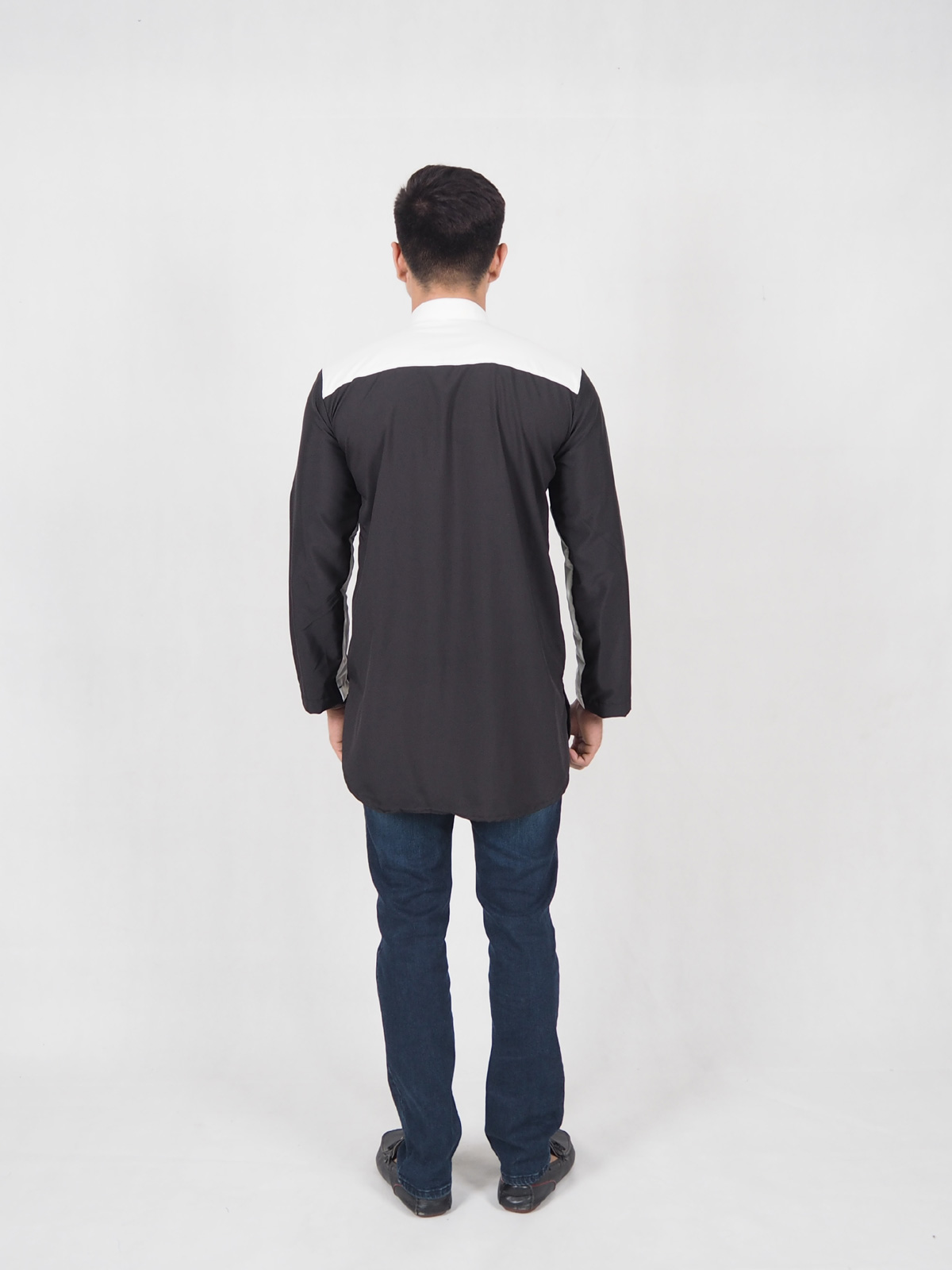 SW4592 Men Kurta (Plus Size) Black