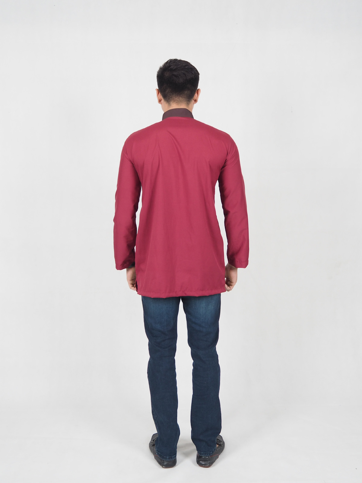 SW4593 Men Kurta Maroon