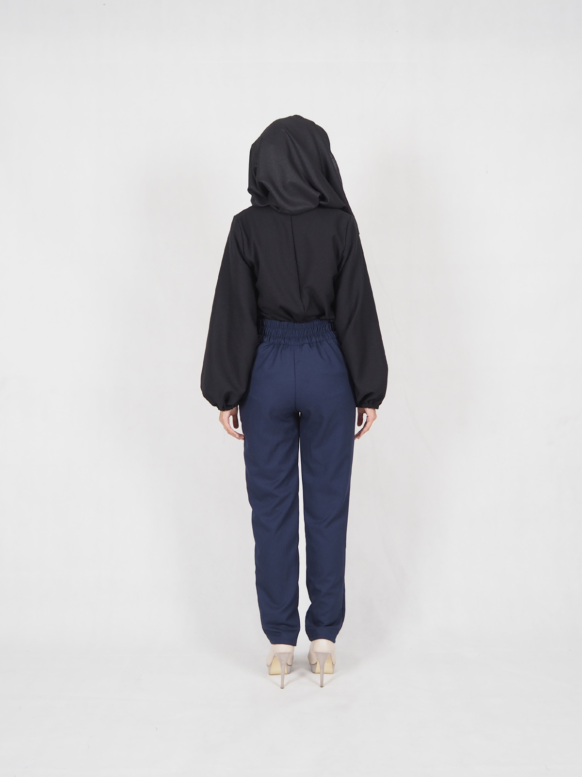 SW4601 High Waist Pant (Plus Size) Dark Blue