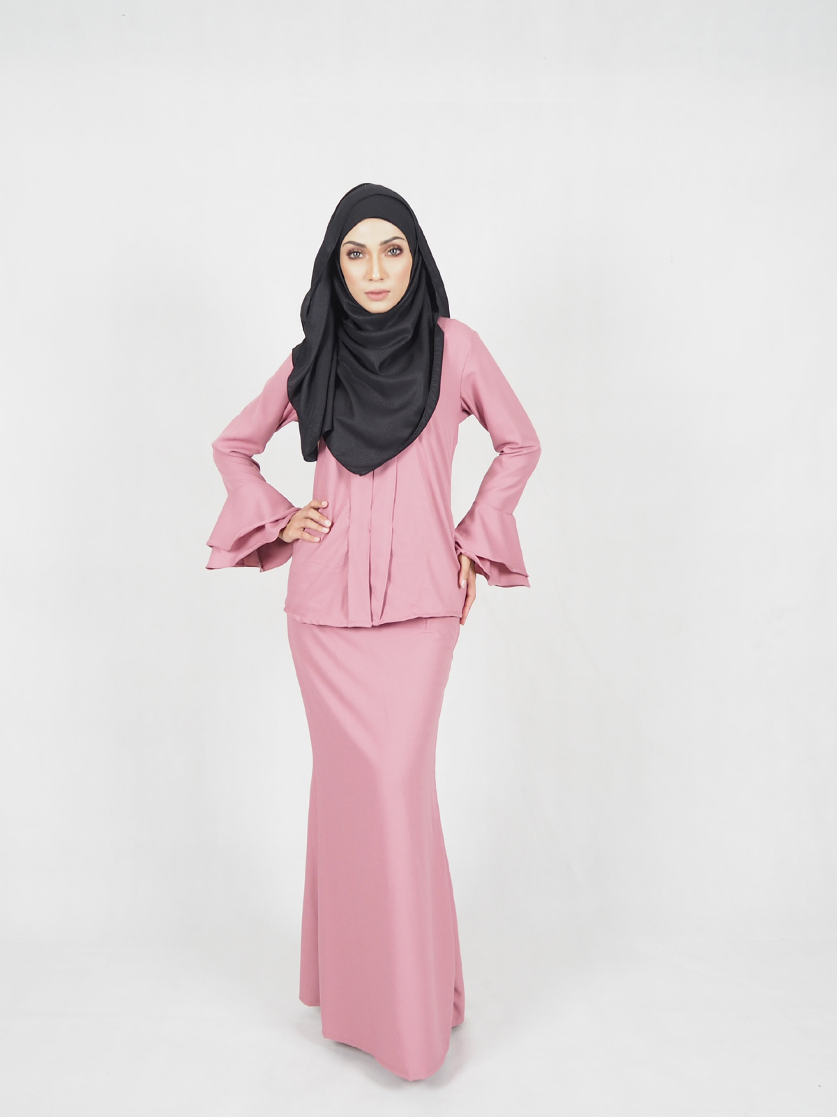 SW4609 Kebaya (Plus Size Maternity) Pink