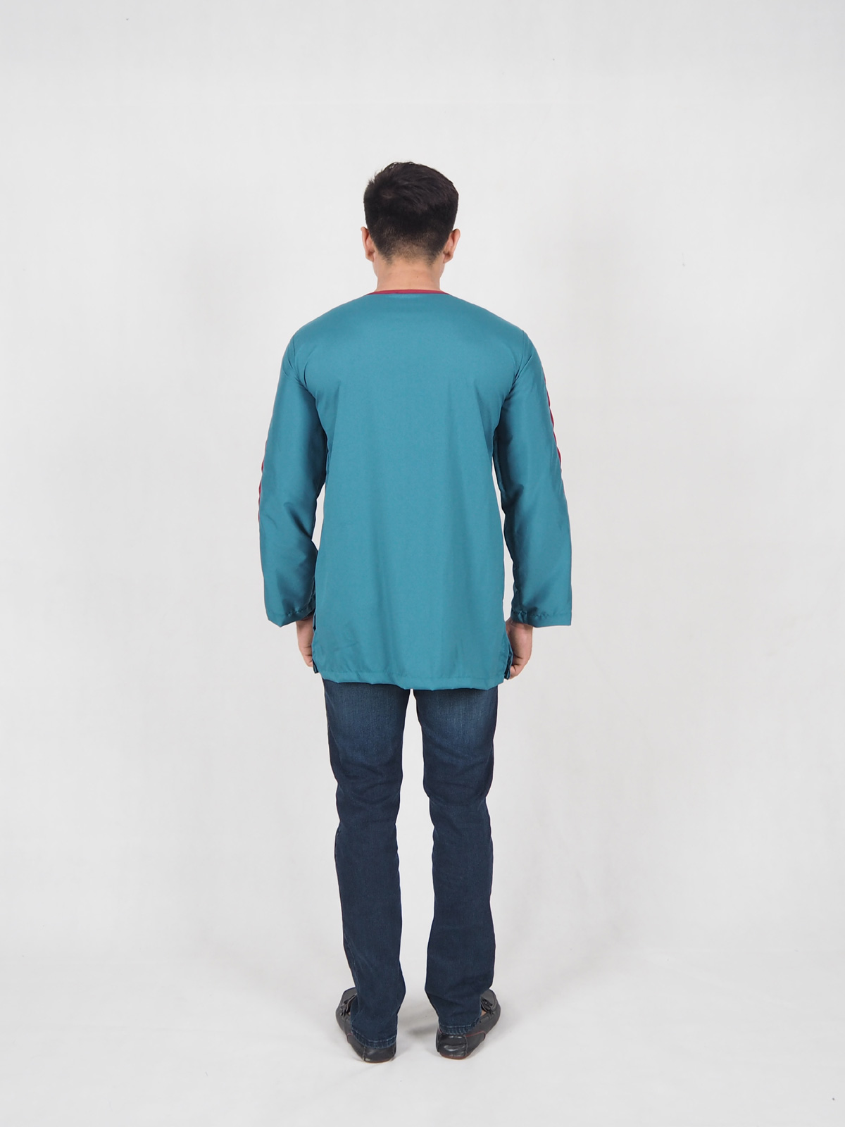 SW4611 Men Kurta Turquoise