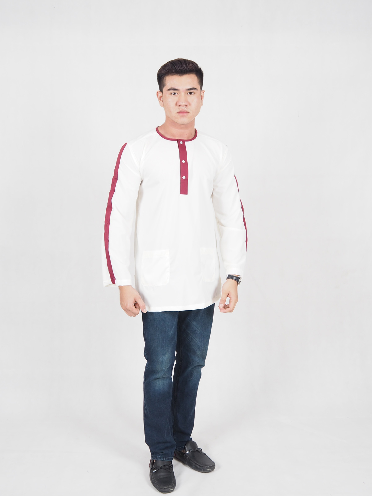 SW4611 Men Kurta White