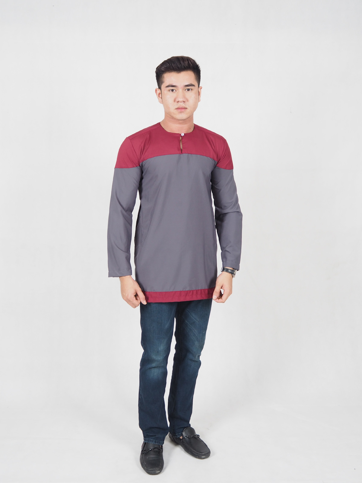 SW4612 Men Kurta Grey