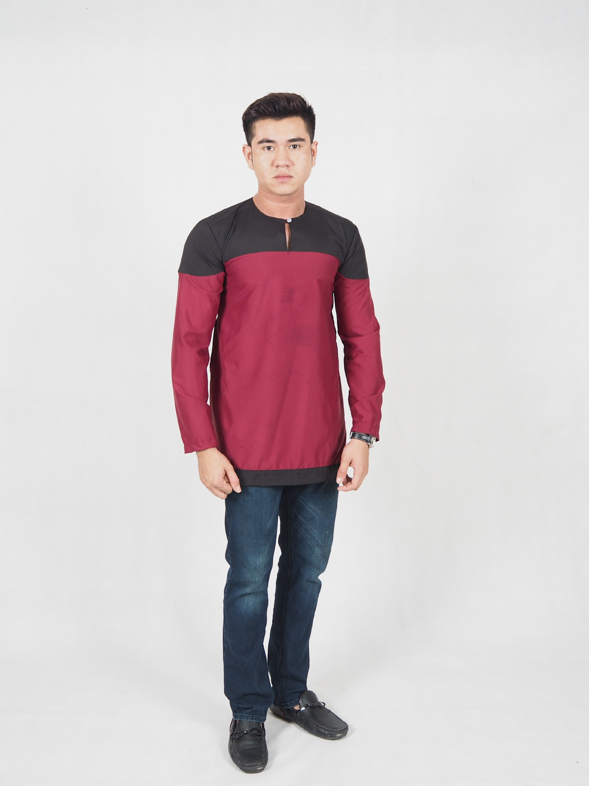 SW4613 Men Kurta Maroon