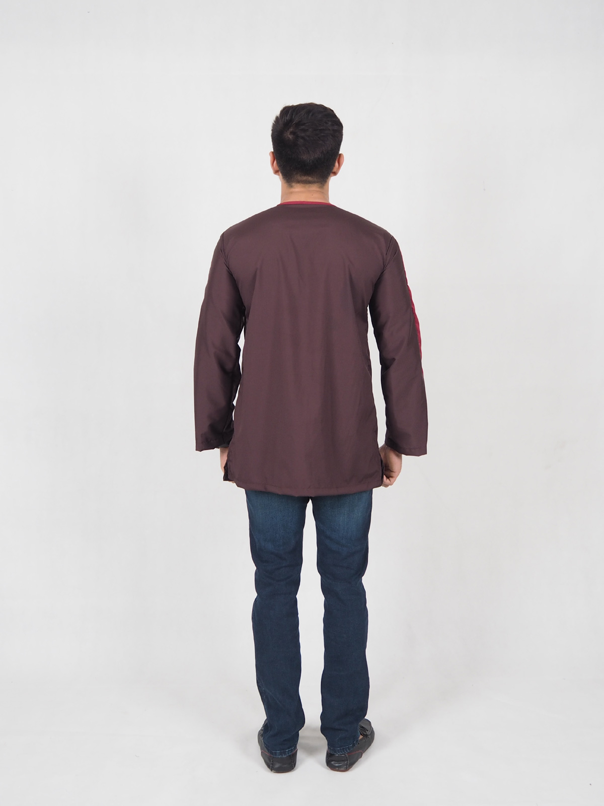 SW4614 Men Kurta (Plus Size) Brown