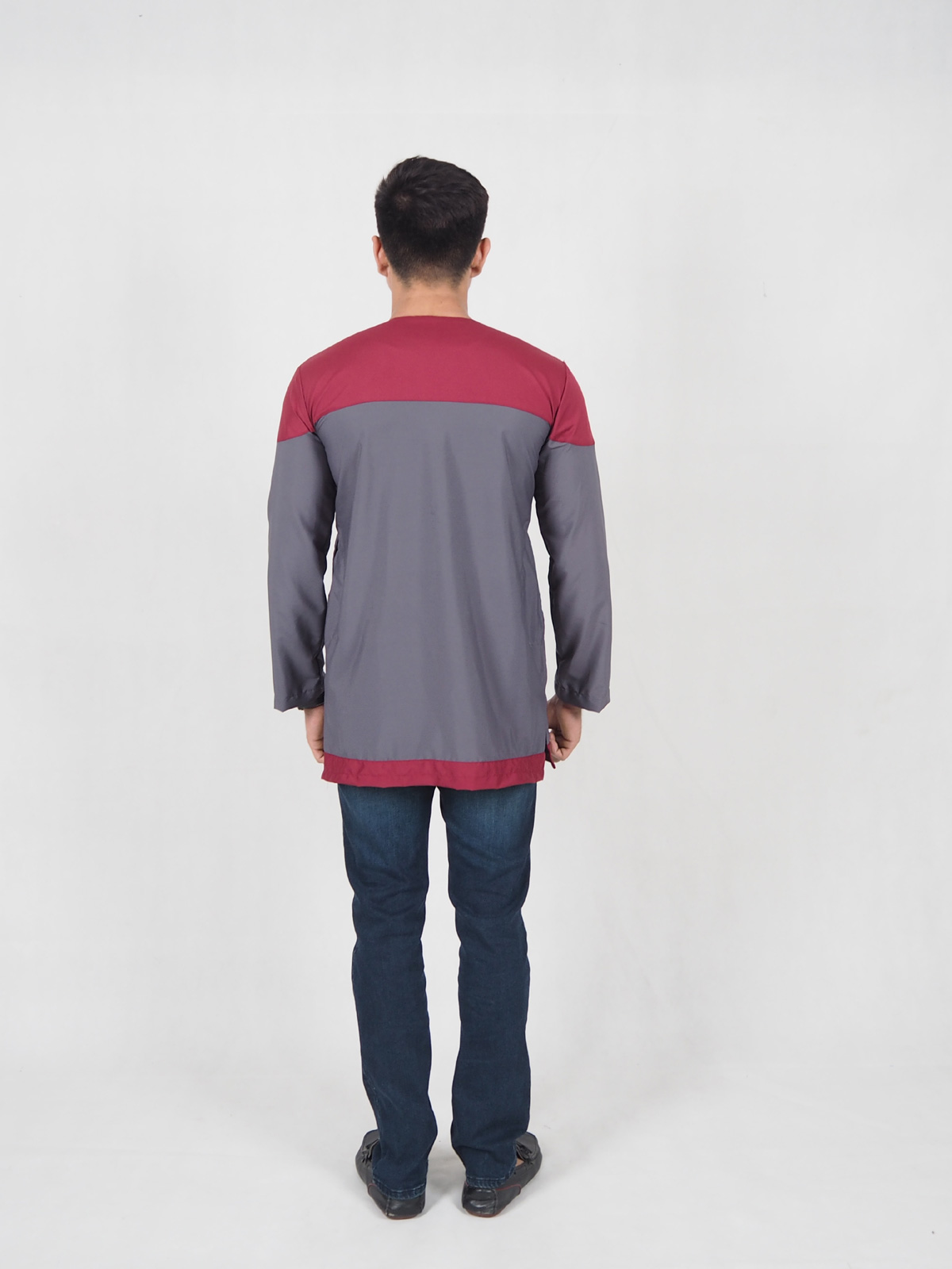 SW4616 Men Kurta (Plus Size) Grey