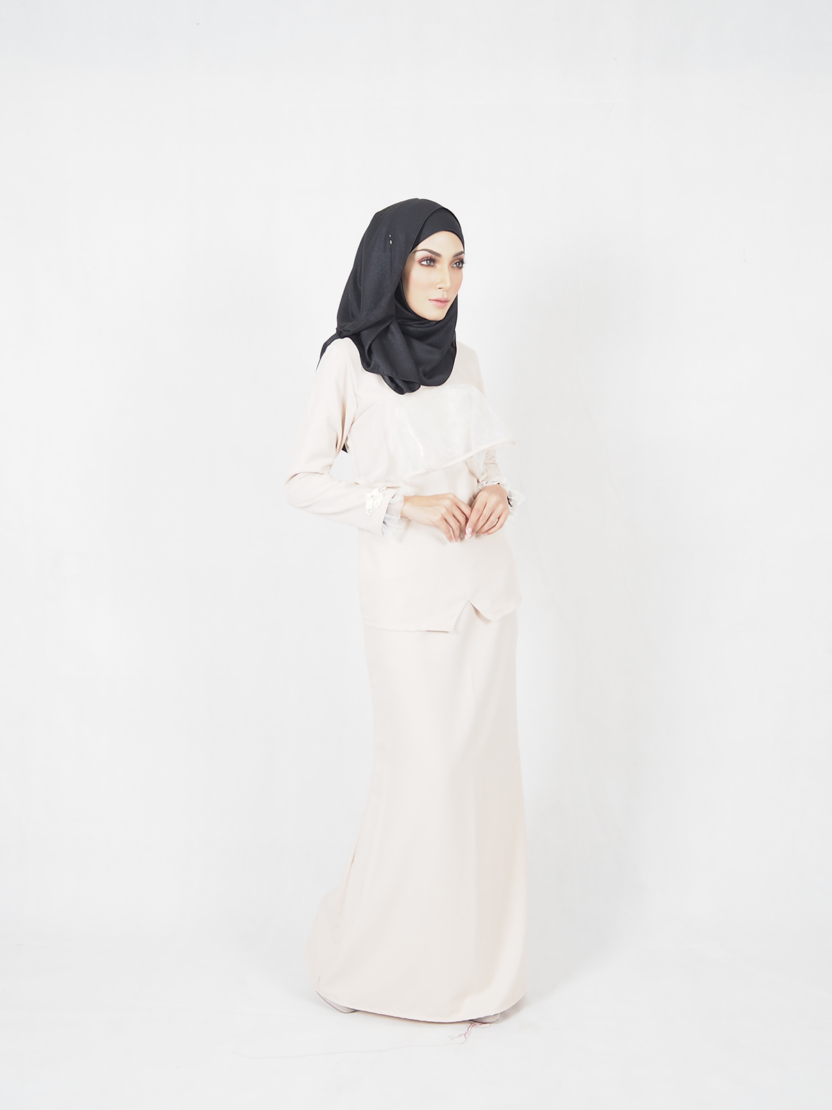 SW4622 Baju Kurung (Breastfeeding) Cream