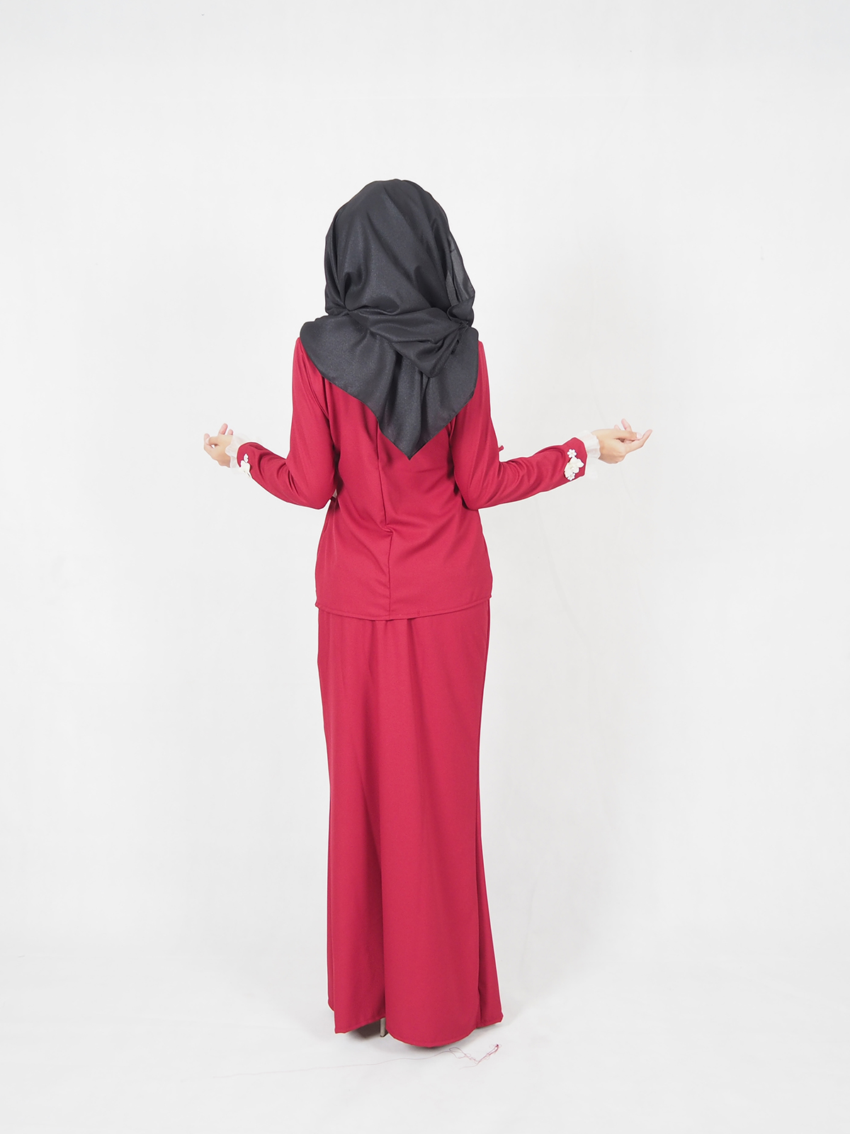 SW4622 Baju Kurung (Breastfeeding) Maroon