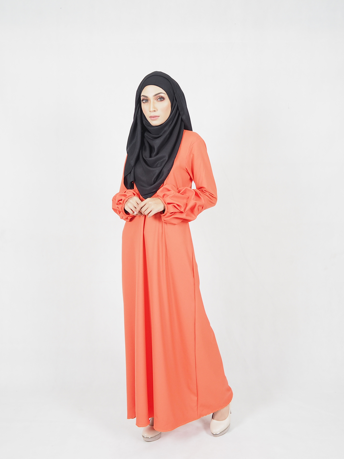 SW4625 Jubah (Breadtfeeding) Orange