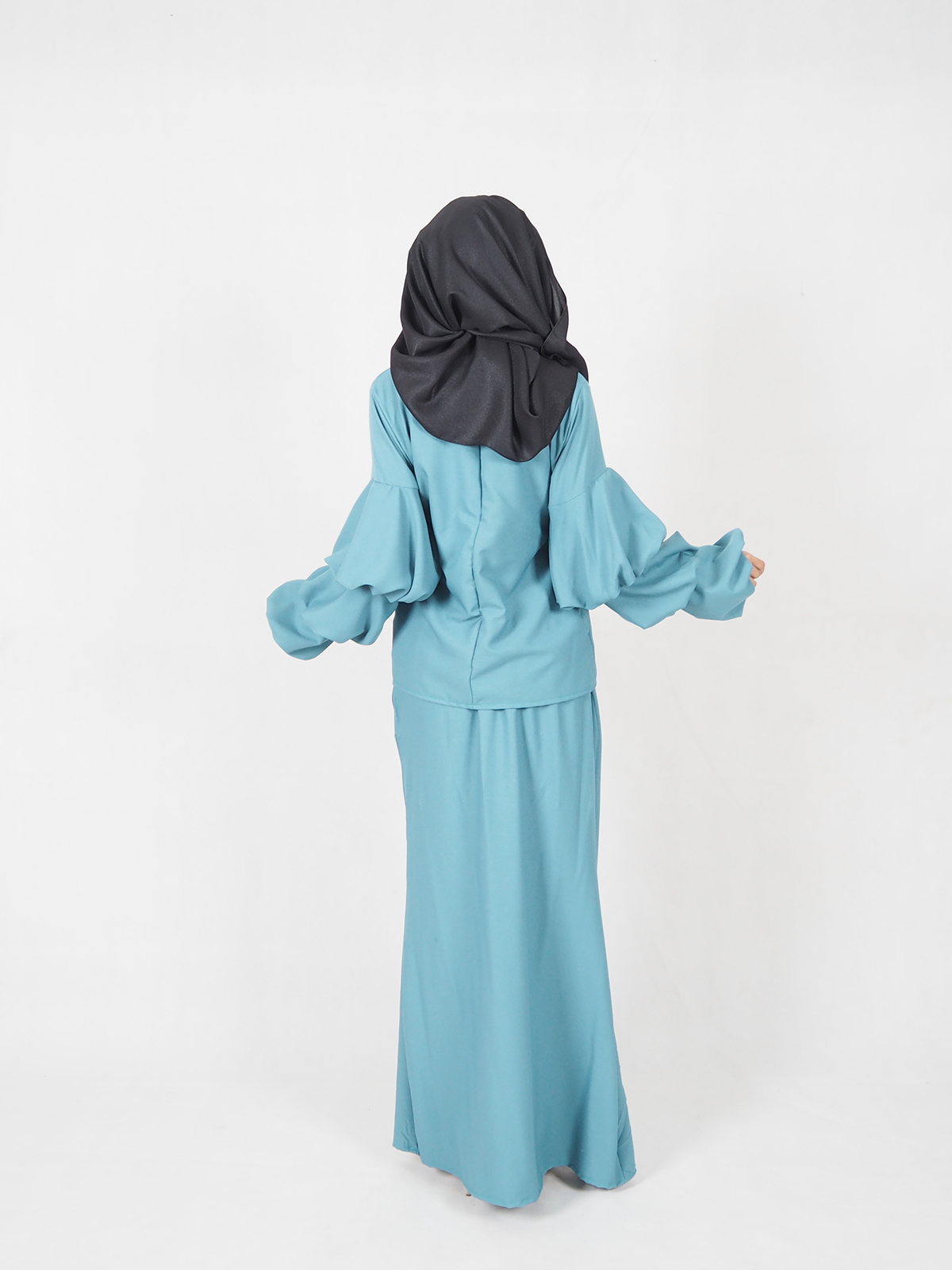 SW4632 Baju Kurung (Breastfeeding) Blue