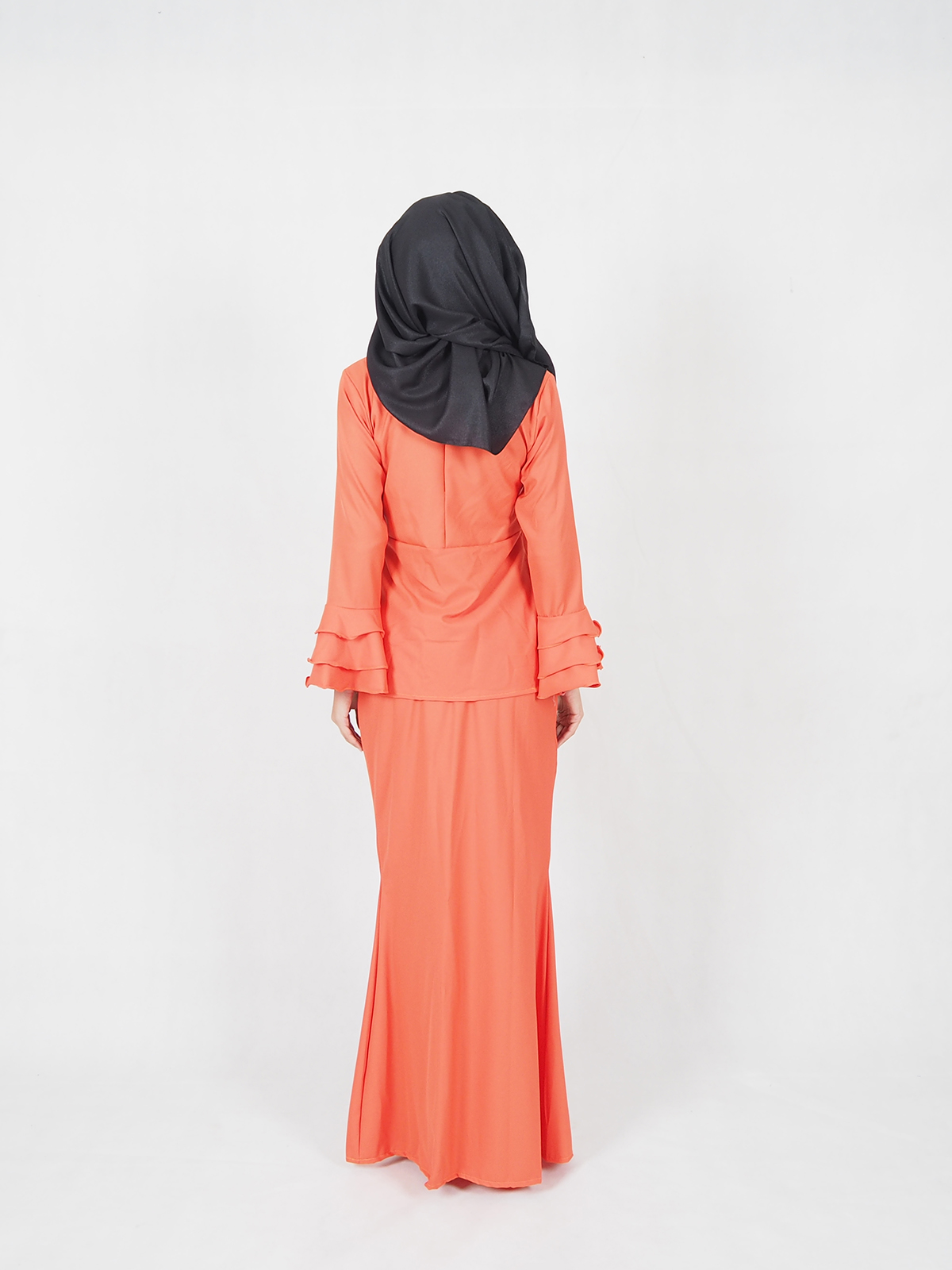 SW4634 Baju Kurung (Breastfeeding) Orange