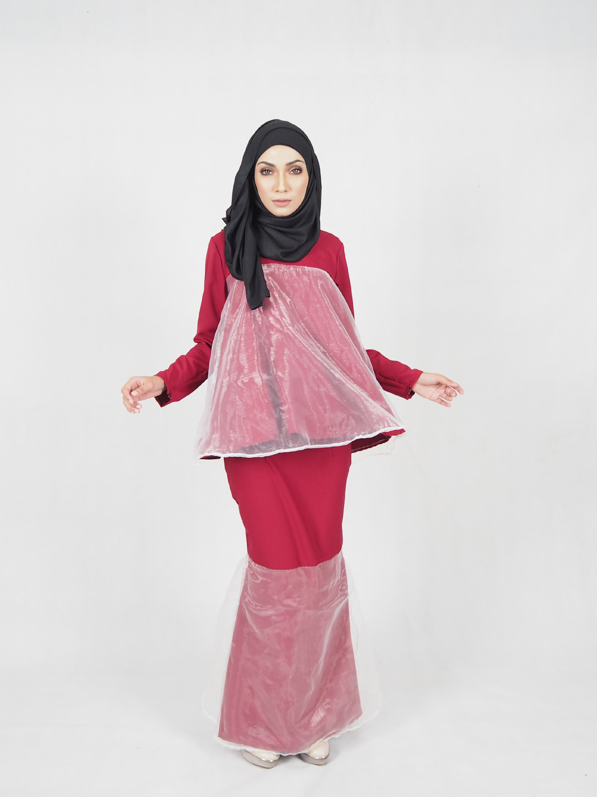 SW4638 Baju Kurung (Maternity) Maroon