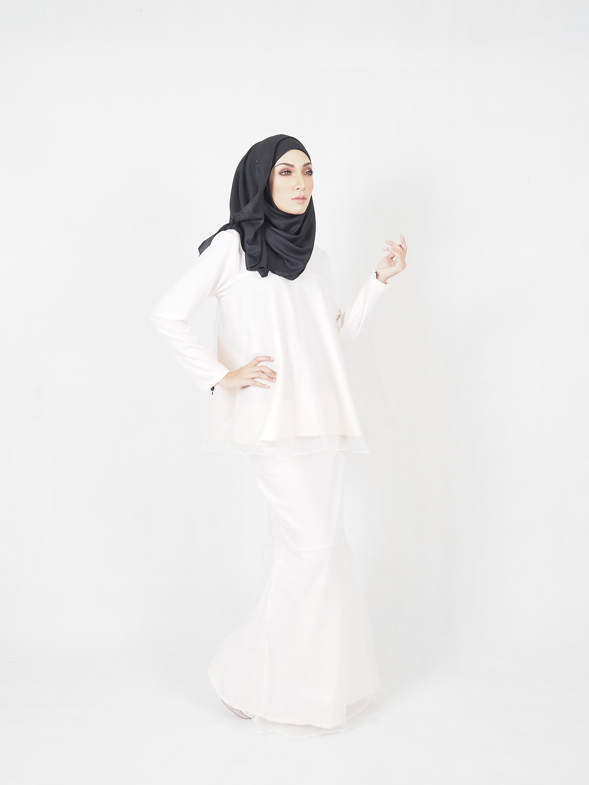 SW4638 Baju Kurung (Maternity) Peach