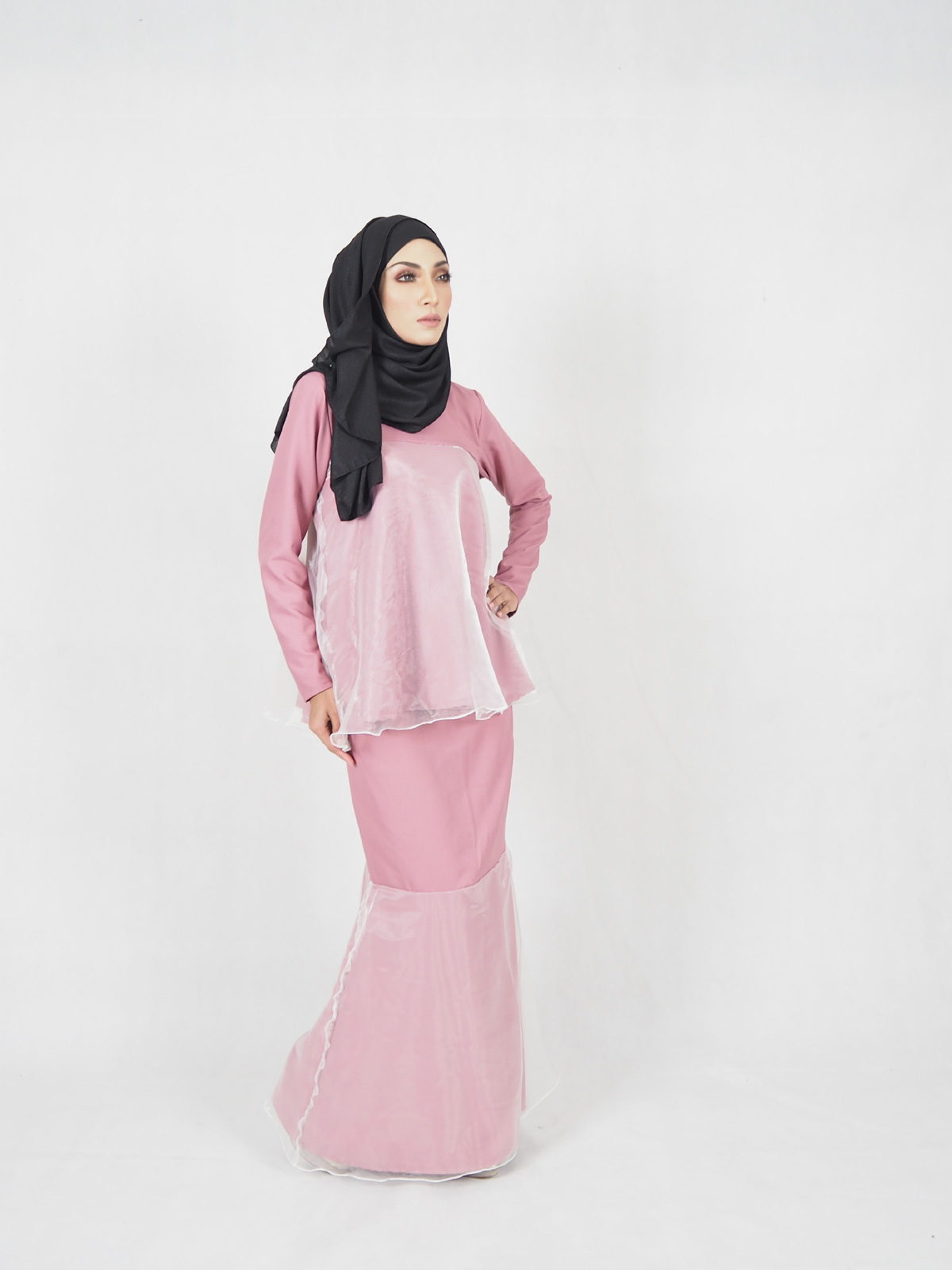 SW4638 Baju Kurung (Maternity) Pink